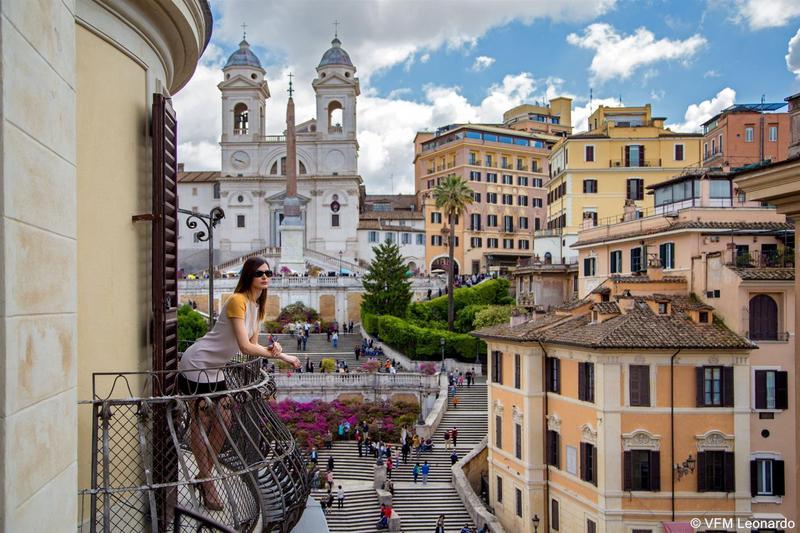 At The Spanish Steps View Roma Exterior foto